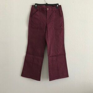 Belle by Kim Gravel Petite Seamed to Perfection Jean - Merlot (Sz ) a6514438